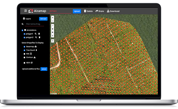 airamap desktop logo / airamap desktop / oryctes / agriculture drone app