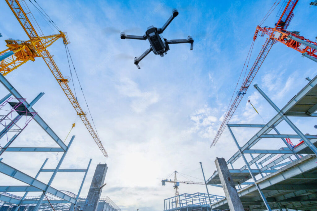 make money / drone in construction