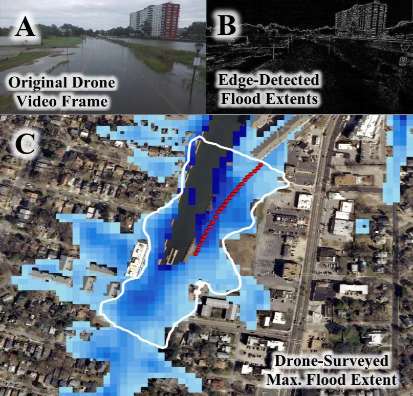 aerial mapping / flood management / flood mapping with drone