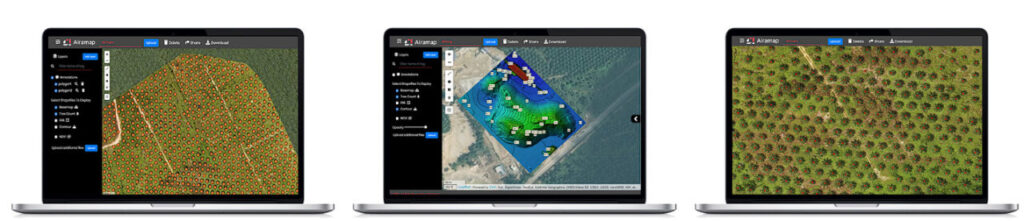 Airamap desktop for precision agriculture 