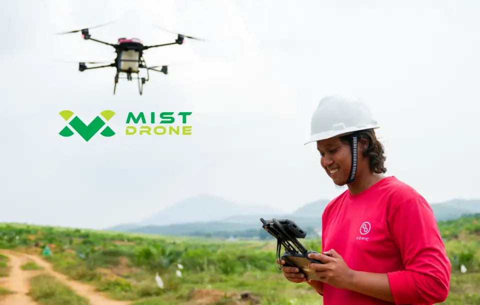 Mist Drone delivers precise blanket and point-to-point spraying enabling cost-efficient crop protection at scale.